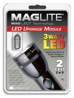 Mag-Lite  -  LED  -  Upgrade Module  -  voor gebruik in 3-C en 3-D Cell